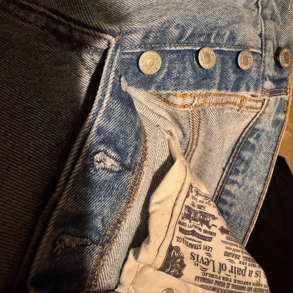 Levi's Women’s  501 Distressed Jeans